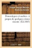 Domestiques Et Maitres: A Propos de Quelques Crimes Recents (French, Paperback) - Prosper Georges Marcelin Bouniceau Gesmon Photo