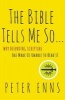 The Bible Tells Me So (Paperback) - Peter Enns Photo