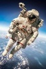 Astronaut in Space Journal - 150 Page Lined Notebook/Diary (Paperback) - Cool Image Photo