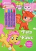 Disney Whisker Haven Tales with the Palace Pets: Pets and Paws - Plus 4 Crayons (Paperback) - Parragon Books Ltd Photo