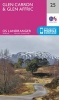 Glen Carron & Glen Affric (Sheet map, folded, February 2016 ed) - Ordnance Survey Photo