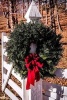 Christmas Wreath with a Red Bow Journal - 150 Page Lined Notebook/Diary (Paperback) - Cs Creations Photo