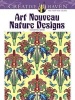 Creative Haven Art Nouveau Nature Designs Coloring Book (Paperback) - Marty Noble Photo