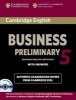 Cambridge English Business 5 Preliminary Self-study Pack (student's Book with Answers and Audio CD) (Paperback) - Cambridge ESOL Photo