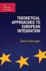 Theoretical Approaches to European Integration (Paperback) - Sabine Saurugger Photo