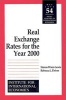 Real Exchange Rates for the Year 2000 (Paperback, illustrated edition) - Simon Wren Lewis Photo