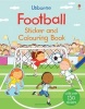 Football Sticker and Colouring Book (Paperback) - Sam Taplin Photo