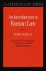 An Introduction to Roman Law (Paperback, Revised) - Barry Nicholas Photo