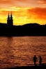 Danube Sunset in Hungary Journal - 150 Page Lined Notebook/Diary (Paperback) - Cool Image Photo