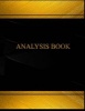 Centurion Analysis/Accounts Book, 4 Columns, 120 Pages (8.5 X 11) Inches. - Analysis Book, Logbook, Financial Records, Journals, Black and Gold Cover (Paperback) - Cenurion Logbooks Photo