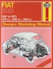 Fiat 500 Owner's Workshop Manual - 1957-1973 (Paperback, 2nd Revised edition) - J H Haynes Photo