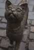 Statue of a Bronze Cat in the Street - Blank 150 Page Lined Journal for Your Thoughts, Ideas, and Inspiration (Paperback) - Unique Journal Photo