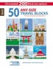 50 Any- Size Travel Quilt Blocks - Print Your Own Paper-Piecing Patterns! (Paperback) - Rita Weiss Photo