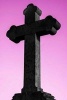 Cross of Jesus Christ with Purple Background - Blank 150 Page Lined Journal for Your Thoughts, Ideas, and Inspiration (Paperback) - Unique Journal Photo