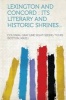 Lexington and Concord - Its Literary and Historic Shrines... (Paperback) - Colonial Gray Line Sight Seeing Tours B Photo