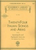 Twenty-Four Italian Songs And Arias  - Of The Seventeenth And Eighteenth Centuries For Medium Low Voice (Paperback) - Hal Leonard Corp Photo