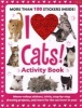 I Love Cats! Activity Book - Meow-Velous Stickers, Trivia, Step-by-Step Drawing Projects, and More for the Cat Lover in You! (Paperback) - Walter Foster Photo