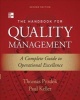 The Handbook for Quality Management - A Complete Guide to Operational Excellence (Hardcover, 2nd Revised edition) - Thomas Pyzdek Photo