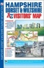 Hampshire, Dorset & Wiltshire Visitors Map (Sheet map, folded, 26th Revised edition) - Geographers A Z Map Co Ltd Photo