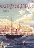 Carnet Blanc, Affiche Transatlantique Alger (French, Paperback) - Fernand Le Quesne Photo