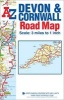 Devon & Cornwall Road Map (Sheet map, folded, 23rd Revised edition) - Geographers A Z Map Company Photo