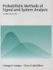 Probabilistic Methods of Signal and System Analysis (Hardcover, 3rd Revised edition) - George R Cooper Photo