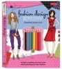 Fashion Design Workshop Drawing Book & Kit - Includes Everything You Need to Get Started Drawing Your Own Fashions! (Hardcover) - Stephanie Corfee Photo