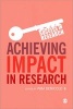 Achieving Impact in Research (Paperback) - Pam Denicolo Photo