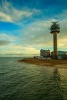 The Lighthouse at Calshot in Hampshire, England - Blank 150 Page Lined Journal for Your Thoughts, Ideas, and Inspiration (Paperback) - Unique Journal Photo