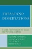 Theses and Dissertations - A Guide to Writing in the Social and Physical Sciences (Paperback, New) - Isadore Newman Photo