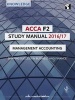 ACCA F2 Study Manual : Managing Accounting 2016 (Paperback, 8th Revised edition) -  Photo