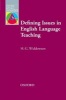 Defining Issues in English Language Teaching (Paperback) - Henry G Widdowson Photo