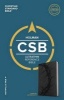 CSB Ultrathin Reference Bible, Charcoal Leathertouch (Leather / fine binding) - Holman Bible Staff Photo