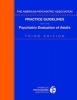 The  Practice Guidelines for the Psychiatric Evaluation of Adults (Paperback, 3rd Revised edition) - American Psychiatric Association Photo