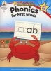 Phonics for First Grade Grade 1 (Staple bound, Revised) - Carson Dellosa Photo