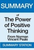 Summary of the Power of Positive Thinking - From Norman Vincent Peale (Paperback) - Summary Station Photo