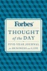 Forbes Thought of the Day - Five-Year Journal for Business and Life (Paperback) - Forbes Magazine Photo