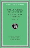 Early Greek Philosophy, Volume V - Western Greek Thinkers, Part 2 (English, Greek, To, Hardcover) - Andre Laks Photo