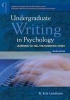 Undergraduate Writing in Psychology - Learning to Tell the Scientific Story (Paperback, Revised) - Ronald Eric Landrum Photo