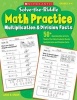 Solve-The-Riddle Math Practice, Grades 2-4 - Multiplication & Division Facts (Paperback) - Liane Onish Photo