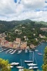 Aerial View of Portofino Bay Italy Journal - 150 Page Lined Notebook/Diary (Paperback) - Cs Creations Photo