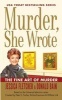 Murder, She Wrote the Fine Art of Murder (Large print, Hardcover, large type edition) - Jessica Fletcher Photo