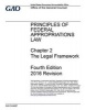 Principles of Federal Appropriations Law Chapter 2 the Legal Framework Fourth Edition (Paperback) - US Government Accountability Office Photo