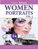 Women Portraits Vol. 2 - Grayscale Coloring for Adults (Paperback) - Majestic Coloring Photo