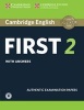 Cambridge English First 2 Student's Book with Answers and Audio - Authentic Examination Papers (Paperback) - Cambridge University Press Photo