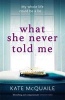 What She Never Told Me (Paperback) - Kate McQuaile Photo