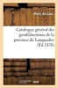 Catalogue General Des Gentilshommes de La Province de Languedoc (French, Paperback) - De Caux H Photo