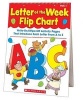 Letter of the Week Flip Chart - Write-On/Wipe-Off Activity Pages That Introduce Each Letter from A to Z (Hardcover) - Kama Einhorn Photo