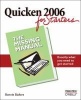 Quicken 2006 for Starters - Tthe Missing Manual (Paperback) - Bonnie Biafore Photo