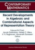 Recent Developments in Algebraic and Combinatorial Aspects of Representation Theory (Paperback) - Vyjayanthi Chari Photo